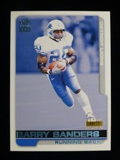 2000 Pacific Paramount Barry Sanders #85 Platinum Blue /75 Lions SP
