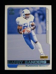 2000 Pacific Paramount Barry Sanders #85 Platinum Blue /75 Lions SP