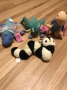 Precious Moments Tender Tails Plush Lot Of Four Insects - Picture 1 of 10
