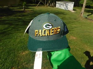 NUEVO CON ETIQUETAS/LOGOTIPO VINTAGE 7 ATH. ¡SOMBRERO GRID PLAID CHECKER PRO LINE AÑOS 90 GREEN BAY PACKERS! - Imagen 1 de 24