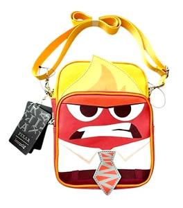 Borsa a tracolla Loungefly Disney Pixar Inside Out Anger - il fuoco si illumina al buio nuova con etichette - Foto 1 di 11