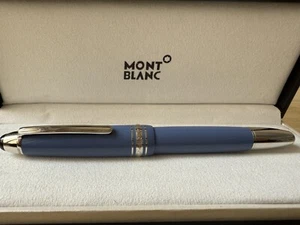 Montblanc Luxury Classic Blue Rollerball Pen {black ink} with box - Picture 1 of 5
