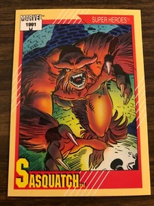 Impel Marvel 1991 Sasquatch #31 Vintage Fantastic See Image Near-Mint+ - Bild 1 von 1
