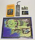Misc. Tolkien Lot The Hobbit PB 1st Unread, 2 LOTR Cards, Hobbit Bookmark, Map