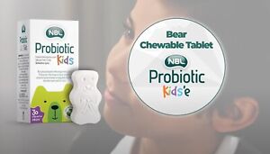 NBL Probiotic Kids 2,3 Billion 30 Chewable Bear Tablets - 3 boxes