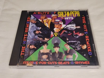 Salt-N-Pepa - A Blitz of Salt-N-Pepa Hits: The Hits Remixed (CD, 1990, London) Foto 1 de 4