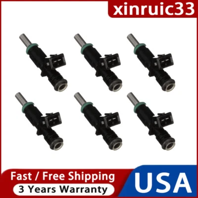 6 X 1353753163 Inyectores de combustible para BMW Z4 3,0 L L6 2006 2007 2008 2009 2010 2011 Foto 1 de 4