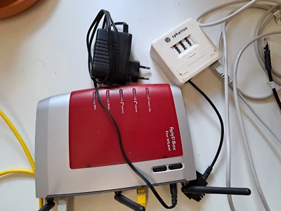 Fritz!Box Fon WLAN 7270 v3, Sphairon, sämtliche Kabel, nach Umzug abzugeben - Bild 1 von 4