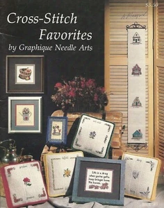Graphique Needle Arts Cross Stitch Favorites Vintage Needlework Patterns - Picture 1 of 2