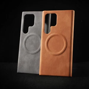Funda Magnética Para Samsung Galaxy S25/S24/S23 Cuero Ultra Suave Cubierta Antigolpes - Imagen 1 de 16