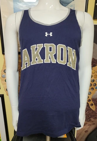 University of Akron Zips Under Armour Classic Block Tank Top Medium Nice Cover