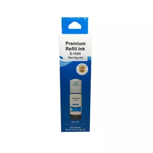 Botella de tinta compatible con cian ET-102 / ET-104 para reemplazar serie 102 / 104 - Imagen 1 de 1