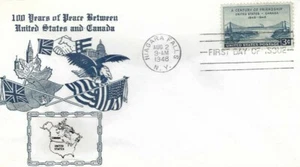 961 3c EE. UU. - AMISTAD CANADIENSE 1948 - Crosby caché azul - Imagen 1 de 1