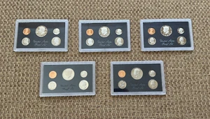 1983 U.S. Mint Proof Set, Five Sets, 25 Coins, S-Mint - Picture 1 of 5