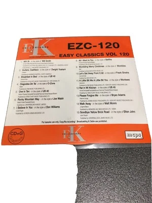 Easy Karaoke Easy Classics EZC 120 - Image 1 of 2