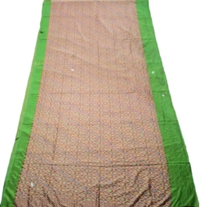 Patola Saree Sari Vintage Fabric Handloom Material Dress Making Sewing PTS1047 - Imagen 1 de 9