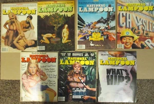 National Lampoon Magazine 7 issues from 1981 ! - Picture 1 of 4
