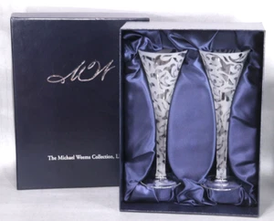Michael Weems Collection ELISE Boxed SET Champagne Trumpets Signed 2002, New IB! - Bild 1 von 11