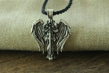 Santo São Miguel Arcanjo irlandês Celta Cruz Colar Pingente Talismã