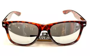 Men or Women Sunglasses Black Mirror Leopard print Frames UV 400 Spring hang - Picture 1 of 4
