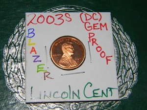 2003 S Lincoln Memorial Cent Gem Deep Cameo Proof Penny-BLAZER!! - Bild 1 von 4