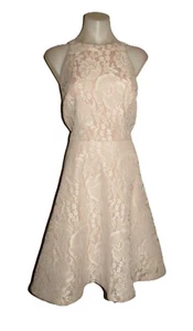 Review designer size 14 lace cocktail evening dinner party formal dress - Picture 1 of 7