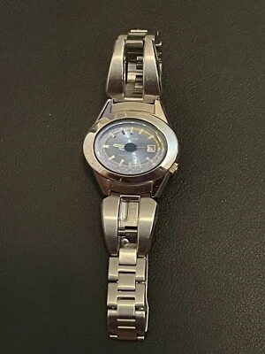 Reloj Pulsar CUCHARA Vintage V782-5800 38mm Esfera Azul, Fecha  Foto 1 de 4