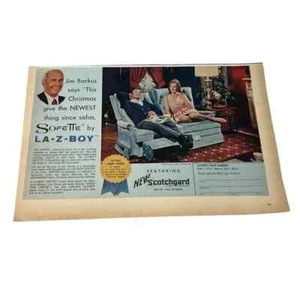 Pubblicità Sofette by La-Z-Boy 1970 stampa originale d'epoca - Foto 1 di 3