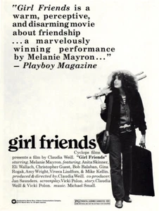 1978 Girlfriends Promo: Melanie Mayron, Anita Skinner Vintage Print Ad - Picture 1 of 1