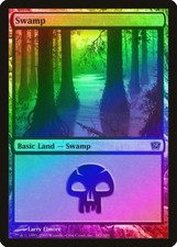 Swamp (342) FOIL 9th Edition PLD Basic Land MAGIC THE GATHERING CARD ABUGames