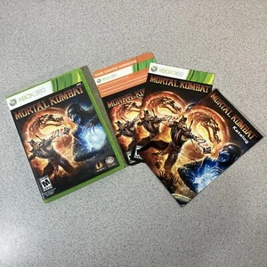 Mortal Kombat Microsoft Xbox 360, 2011 Complete Authentic Content Download Mint - Picture 1 of 8