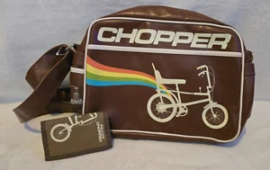Vintage Raleigh Chopper original Bag/Satchel/Messenger Bag and Wallet - Picture 1 of 15