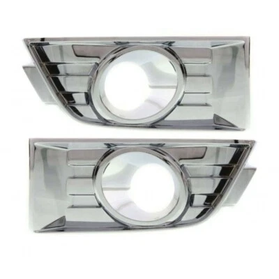 For 2007-2010 Ford Edge Fog Light Cover Driver and Passenger Pair Lamp Hole 2pc Foto 1 de 4
