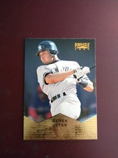 1997 Pinnacle DEREK JETER Gold Foil Card #139 New York Yankees NM