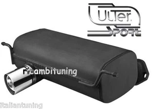 BMW 116i - 118i - 120i E87 Scarico Sportivo Omologato O_80 mm consegna 7 giorni - Afbeelding 1 van 3