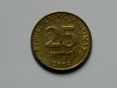 Philippines 2004 25 SENTIMO Coin - Image 1 of 2