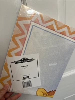 saxon phonics and spelling grade 3, POSTERS (5 Posters) Brand New, Rare - Image 1 of 3