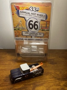Hotwheels 33rd Annual Collectors Convention Custom 62 Chevy Pickup Loose W/ Card - Picture 1 of 9