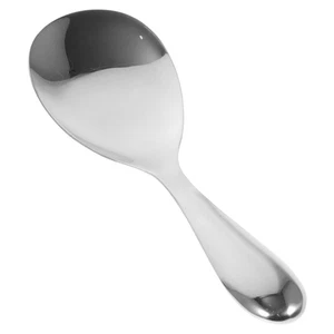 304 Stainless Steel Rice Spoon Spoons for Serving Cooker Paddle Risotto Metal - Picture 1 of 12