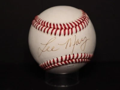 Lee May Signed Baseball Autograph Auto PSA/DNA AP42042 - Image 1 of 3