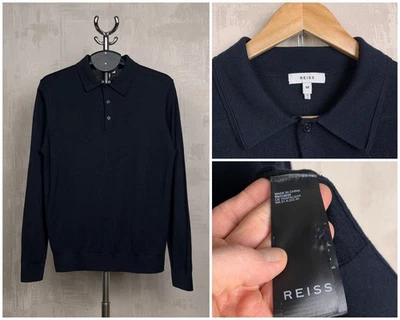 Reiss Polo Collar Sweater Jumper Wool Blend Men's Size M - Image 1 of 4