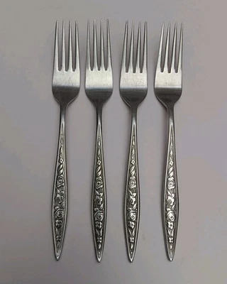 SANTIAGO 3 tenedores de cena Ekco Eterna cubiertos personalizados de acero inoxidable Japón 7 5/8" Foto 1 de 4