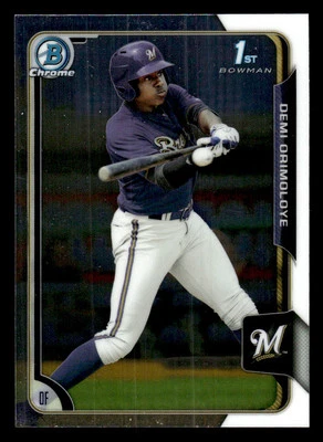 Demi Orimoloye 2015 Bowman Draft Chrome #5 - Image 1 of 2