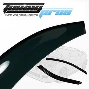 Scion tC 2005-2009 2010 05-10 2pc Outside Mount Rain Guard Wind Deflector Visors - Picture 1 of 3
