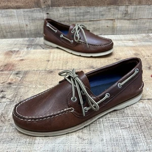 Sperry Top Sider Herren Zwei Augen Bootsschuhe Halbschuhe Größe 8,5 M SCHÖN! - Bild 1 von 6