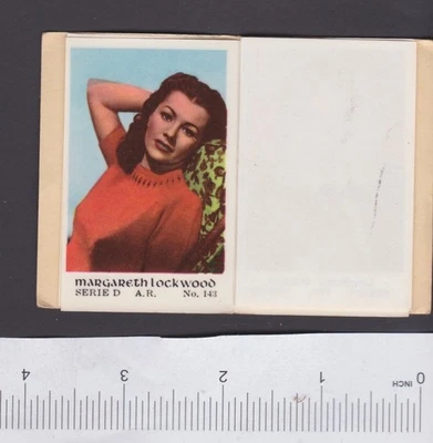 Album 8 Anonymous Dutch Trade Cards 1950s Film Hollywood Stars Margaret Lockwood - Image 1 of 4