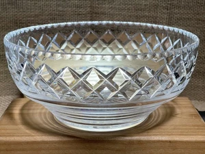 VTG Stuart Crystal Serving Bowl - Hampshire Pattern 8" Diameter / ENGLAND - Picture 1 of 6