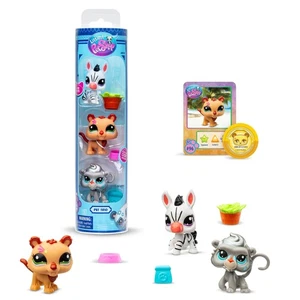 Littlest Pet Shop Serie 2 Haustiertrio Röhre Zoo Haustiere | Jedes Haustier Trio Röhre enthält... - Bild 1 von 7