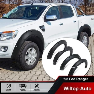 Mattschwarz Kotflügel Radlauf Verbreiterung für Ford Ranger T6 2012-2014  - Bild 1 von 12