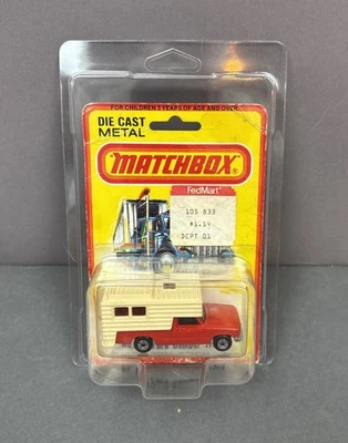 Camioneta cámper Ford Matchbox SuperFast 1980 vintage no. 38-NOS/Cardado-Super C@@L! Foto 1 de 4